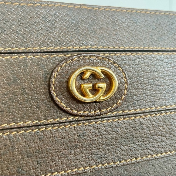 Rare Vintage Gucci Shoulder Bag | Leather Gucci Bag - Picture 4 of 14